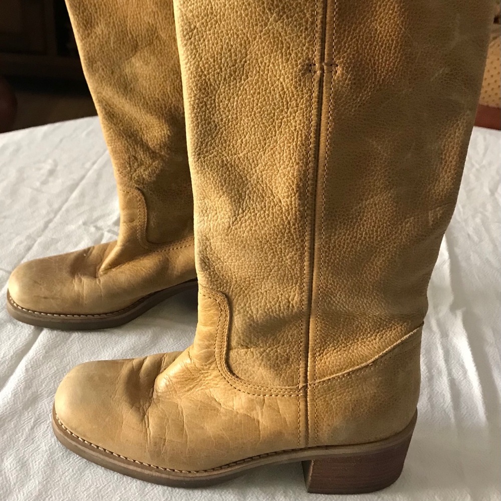 Tan mustard color Boot